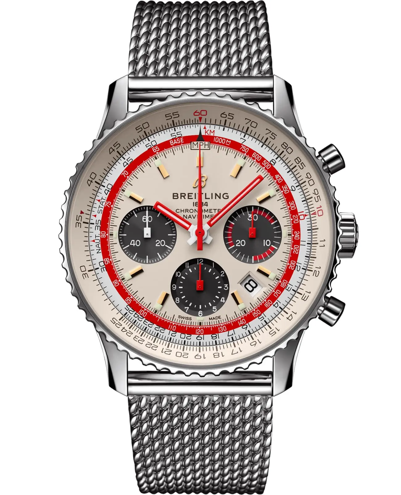 Часы Breitling Navitimer B01 Chronograph 43 TWA AB01219A1G1A1 купить в  Волжском по цене 1206039 RUB: описание, характеристики