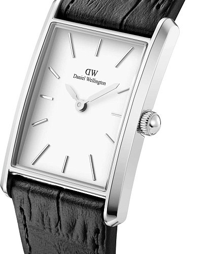 Daniel Wellington Bound Black Crocodile Silver DW00100697